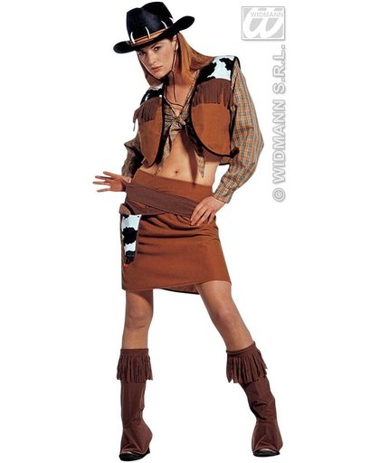 Cowboy & Cowgirl Kostuum | Western Cow-Girl Bandolera Kostuum Vrouw | Medium | Carnaval kostuum | Verkleedkleding