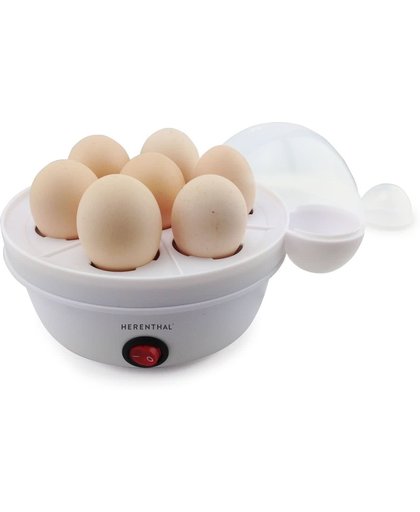 Herenthal - Design Eierkoker voor 7 Eieren - Wit