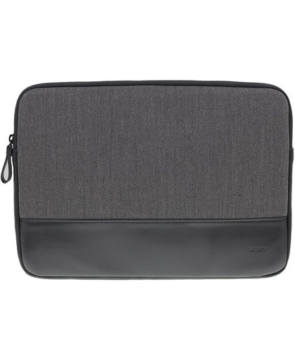 WiWu - MacBook Retina 13 inch (2018) Sleeve - London Premium Zwart