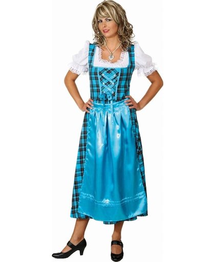 "Traditionele Beiers carnavalskostuum voor dames blauw - Verkleedkleding - XL"