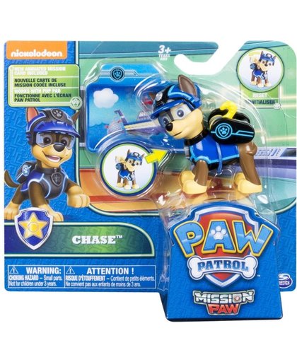 Paw Patrol  Pup Pack - Chase Mission Paw action figuur 6 cm