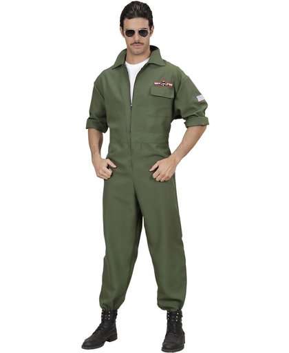 Leger & Oorlog Kostuum | Top Gun Piloot Gevechtsvliegtuig | Man | Large | Carnaval kostuum | Verkleedkleding