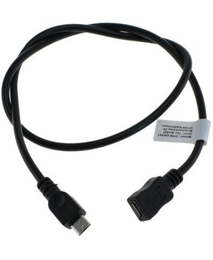 Micro USB M-F verleng datakabel 5-Pin 50cm