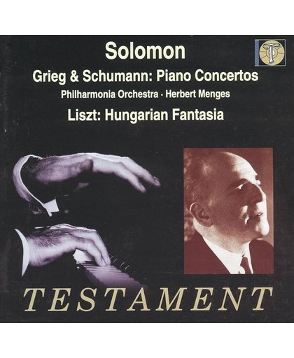 Grieg, Schumann: Piano Concertos / Solomon, Menges, et al