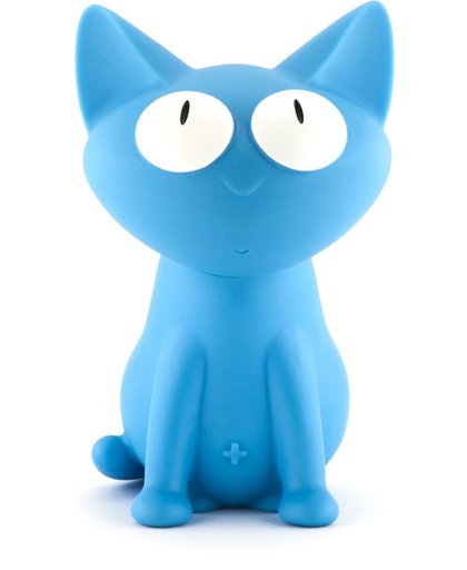Spaarpot Silly cat Sam – poes kat - Blauw