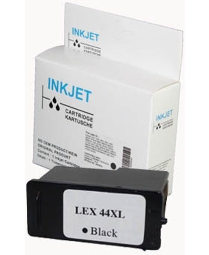 Toners-kopen.nl Lexmark Nr.44XL zwart  alternatief - compatible inkt cartridge voor Lexmark 44xl zwart wit Label