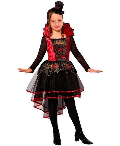 Victoriaanse vampier outfit voor meisjes - Verkleedkleding