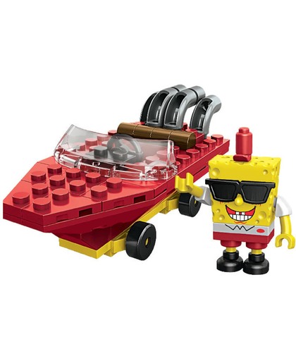 Mega Bloks SpongeBob Racewagen - Constructiespeelgoed