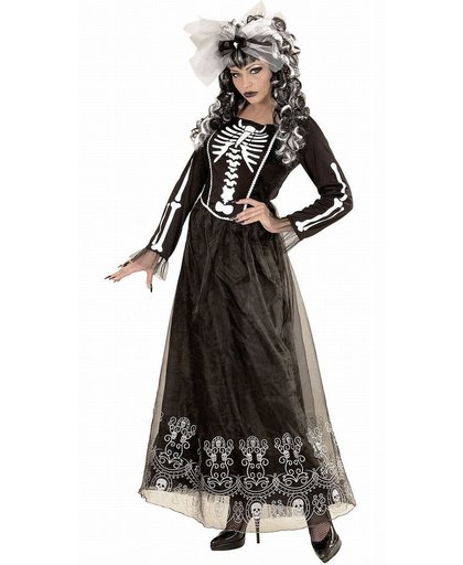 Spook & Skelet Kostuum | Mexicaanse Skeletria | Vrouw | XL | Halloween | Verkleedkleding