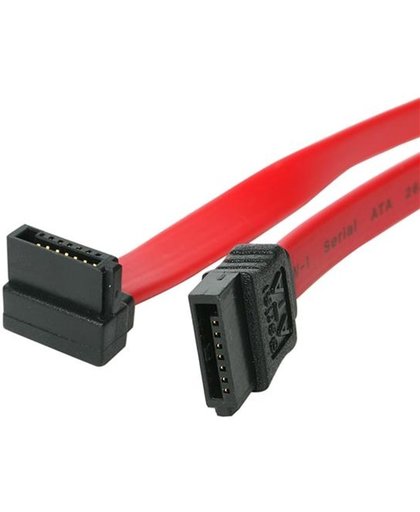 StarTech.com 60 cm SATA naar SATA Serial ATA Kabel met Rechte Hoek SATA-kabel