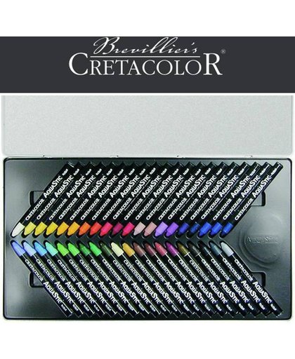 Cretacolor Aquastick in blik 40 kleuren