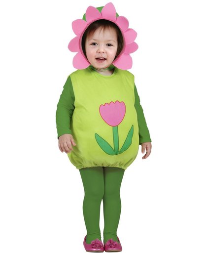 Natuur Groente & Fruit Kostuum | Flower Child Opgevulde Bloem Kind Kostuum | Maat 104 | Carnaval kostuum | Verkleedkleding