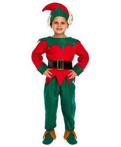 Kerstelf kostuum voor kinderen 7-9 jaar