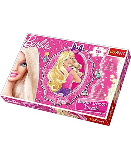 Trefl Barbie Muurdecoratiepuzzel van 15 stukjes