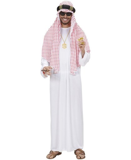 1001 Nacht & Arabisch & Midden-Oosten Kostuum | Arabische Sheik Kostuum Man | XL | Carnaval kostuum | Verkleedkleding