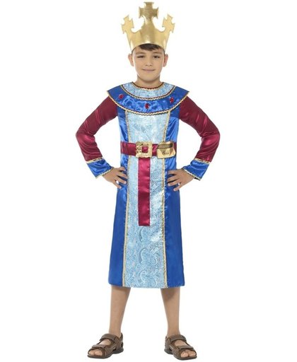 Koning Melchior kostuum voor jongens 3-koningen kerst kostuum 130-143 (7-9 jaar)