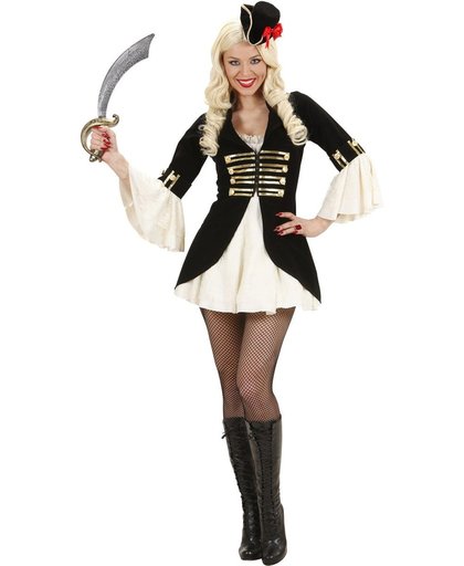 Piraat & Viking Kostuum | Sexy Piratenkapitein Kostuum Vrouw | XL | Carnaval kostuum | Verkleedkleding