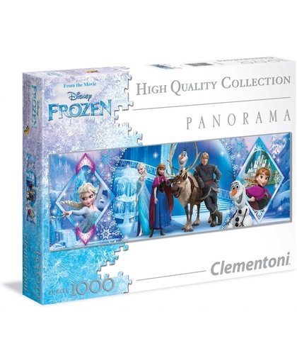 Clementoni Panorama puzzel Frozen 1000 stukjes