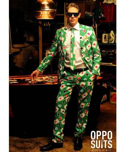 OppoSuits Poker Face - Kostuum - Maat 60