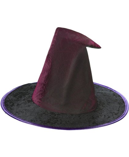 Puntige heksen hoed Halloween - Verkleedhoofddeksel