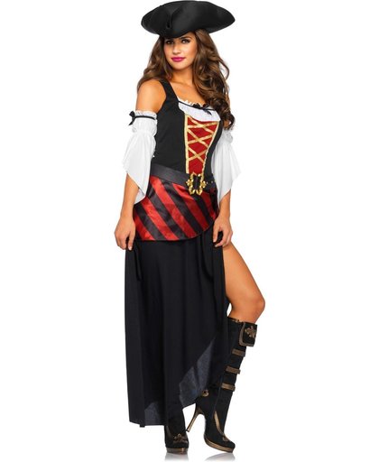 Piraat & Viking Kostuum | Barbados Beauty Piraat | Vrouw | Small | Carnaval kostuum | Verkleedkleding