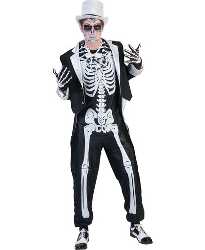 "Chique skeletten kostuum voor mannen Halloween  - Verkleedkleding - M/L"