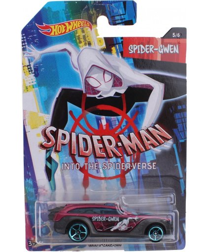 Hot Wheels Spider-man Into The Spider-verse: Spider-gwen 8 Cm