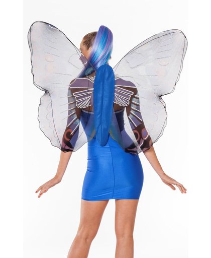 Vlinder vleugels blauw voor volwassenen