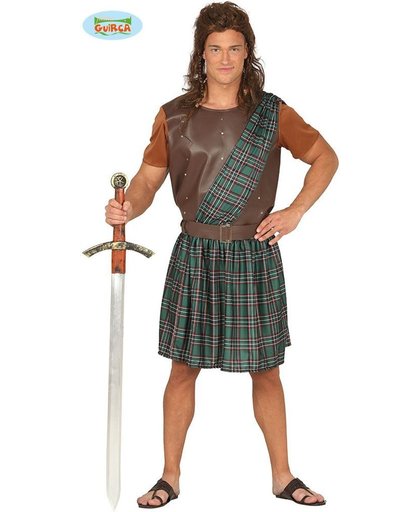 Landen Thema Kostuum | Schotse Strijder Macintosh | Man | Maat 48-50 | Carnaval kostuum | Verkleedkleding