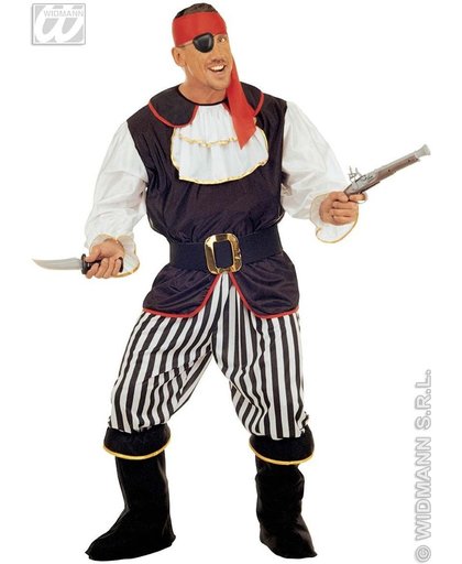 Piraat & Viking Kostuum | Piraat Ayay Sir Kostuum Man | Medium | Carnaval kostuum | Verkleedkleding