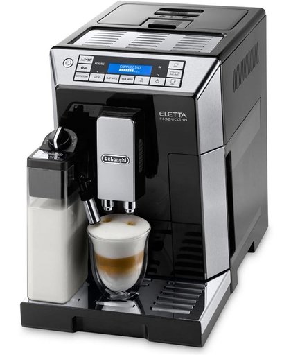 De'Longhi ECAM 45.760.B Eletta Cappuccino - Volautomaat Espressomachine - Zwart/Zilver
