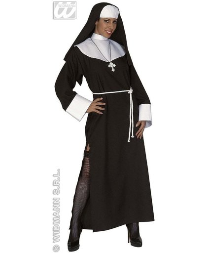 Religie Kostuum | Luxe Non Carmela Sister Act Kostuum Vrouw | XL | Carnaval kostuum | Verkleedkleding