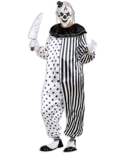 Monster & Griezel Kostuum | Killer Pierrot Slager Clown | Man | XL | Halloween | Verkleedkleding