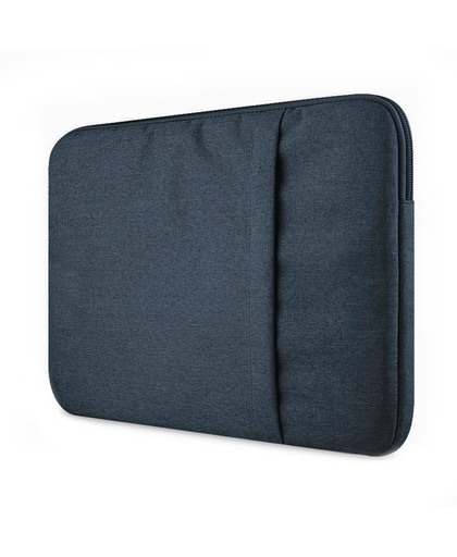 Tuff-luv - Nylon beschermhoes voor een 13 inch laptop/notebook - blauw
