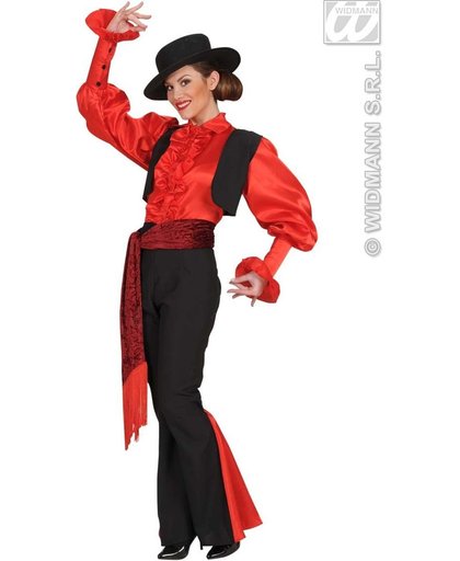 Spaans & Mexicaans Kostuum | Spaanse Dame Senora Castagnetta Kostuum Vrouw | XL | Carnaval kostuum | Verkleedkleding