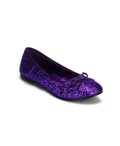 Paarse ballerina schoenen met glitters 40