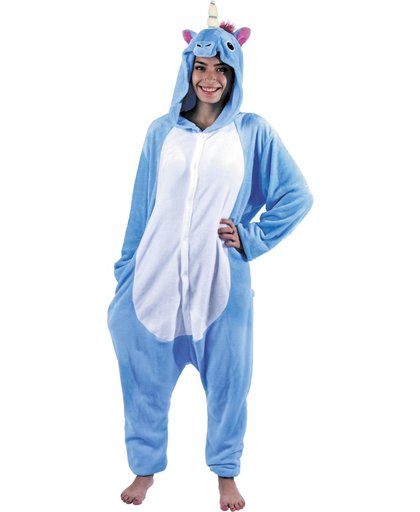 Blauwe eenhoorn kostuum voor volwassenen - Verkleedkleding