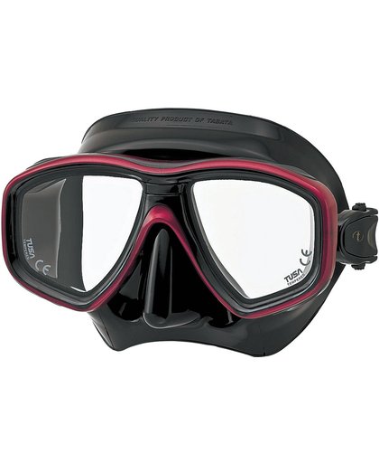 Tusa duikbril Ceos zwart/rood
