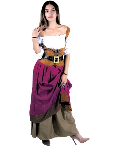 Middeleeuws taverne kostuum voor vrouwen - Verkleedkleding