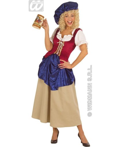 Boeren Tirol & Oktoberfest Kostuum | Duitse Boerin Middeleeuwen Kostuum Vrouw | Small | Bierfeest | Verkleedkleding