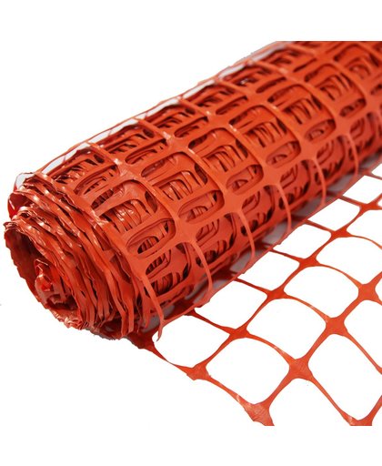 SORARA Plastic Kunststof Hek – Oranje – 1,2m x 30m – Duurzaam - Afscheiding