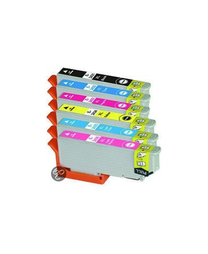 Merkloos   Inktcartridge / Alternatief voor de Epson T2431-2436XL inktcartridge
