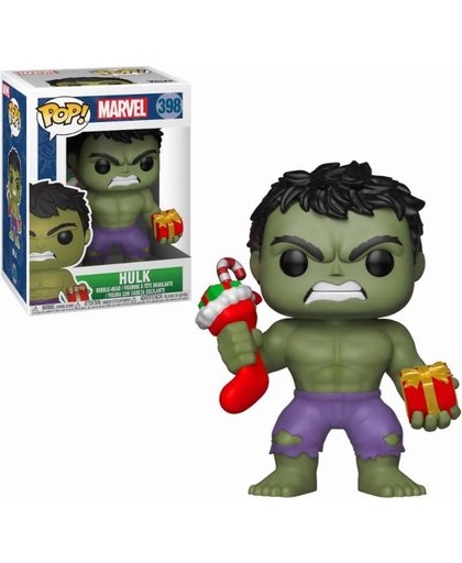 Pop! Marvel: Holiday The Hulk with Stocking and Plush