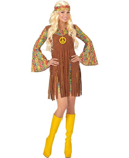 Hippie Kostuum | Hippie Meisje Davy | Vrouw | Large | Carnaval kostuum | Verkleedkleding