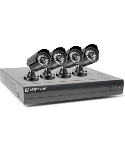Skytronic camera bewakingssysteem 4 cams + 500GB