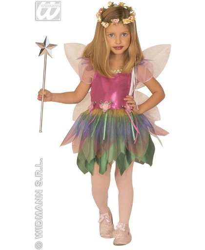 Elfen Feeen & Fantasy Kostuum | Schattige Prinses Regenboog Fee Kostuum Meisje | Maat 158 | Carnaval kostuum | Verkleedkleding