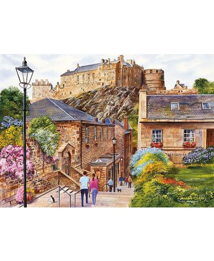 Legpuzzel van 1000 stukjes - Edinburgh - The Vennel, Terry Harrison