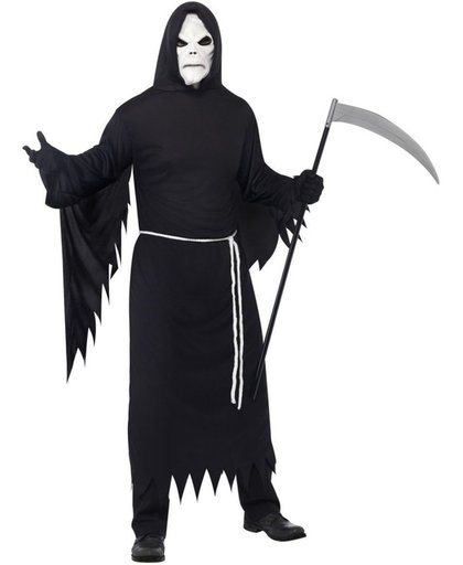Halloween kostuum magere Hein met masker voor volwassenen 48-50 (M)