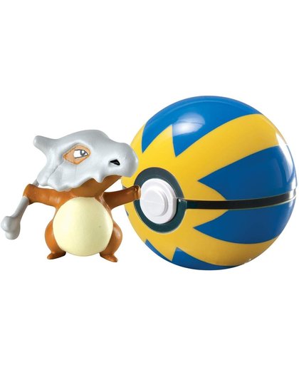 Tomy Speelfiguur Pokémon Cubone & Quick Ball 9 Cm
