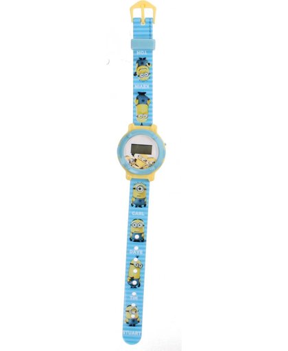 Global Industry Digitaal Horloge Minions Lichtblauw/geel